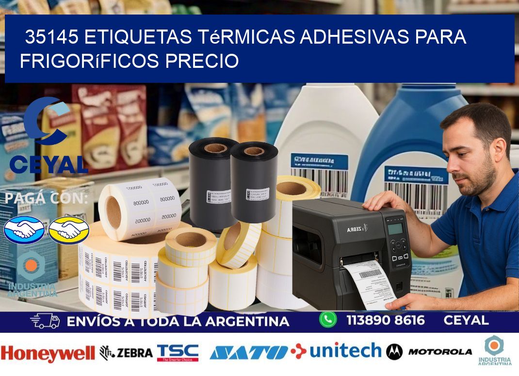 35145 etiquetas térmicas adhesivas para frigoríficos precio