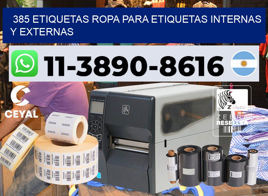 385 Etiquetas ropa para etiquetas internas y externas