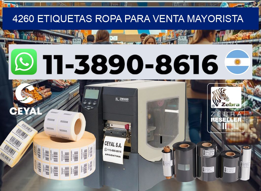 4260 Etiquetas ropa para venta mayorista