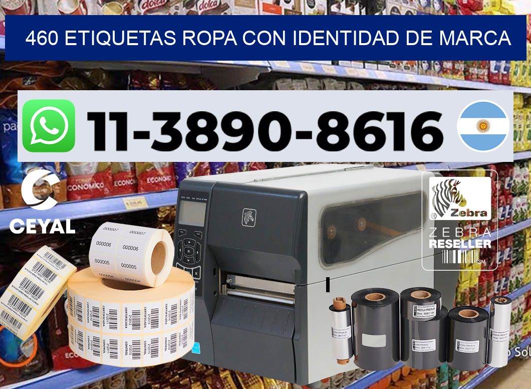 460 Etiquetas ropa con identidad de marca