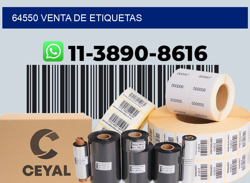 64550 venta de etiquetas