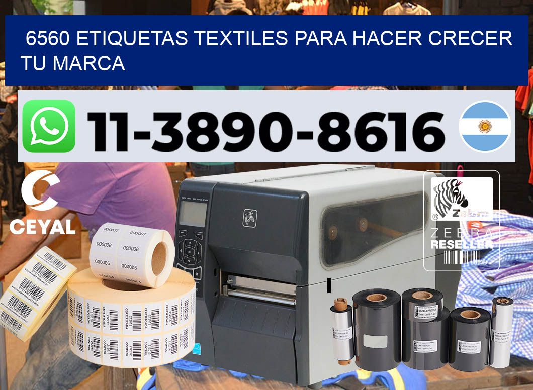 6560 Etiquetas textiles para hacer crecer tu marca