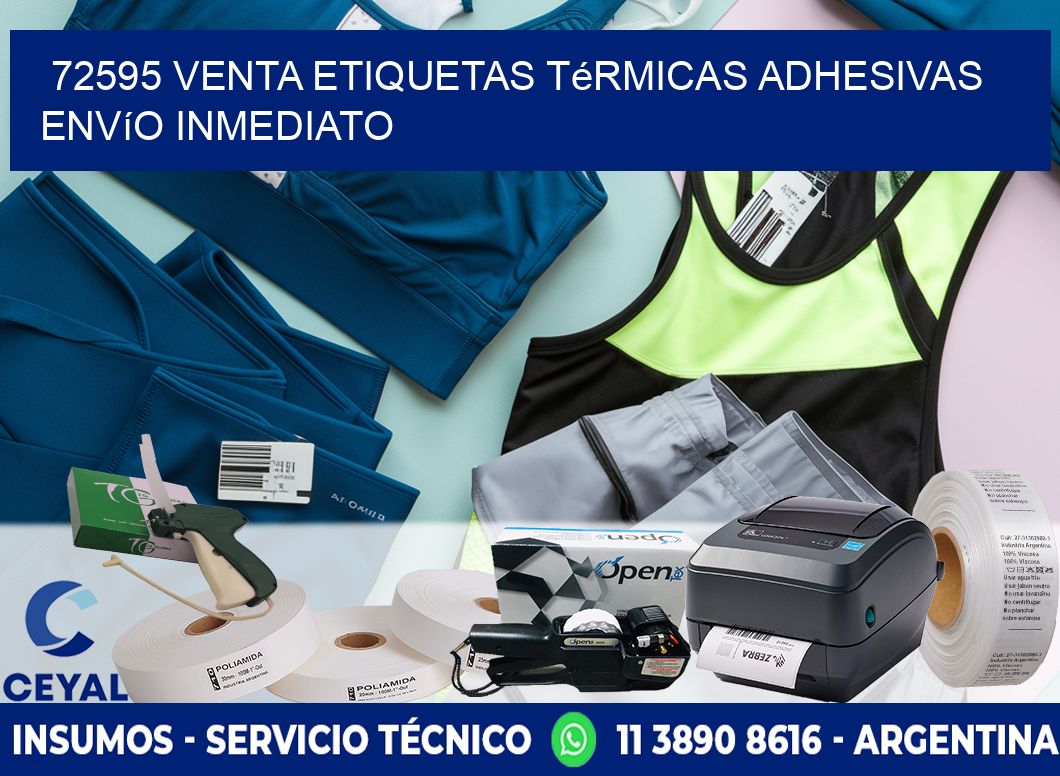 72595 venta etiquetas térmicas adhesivas envío inmediato