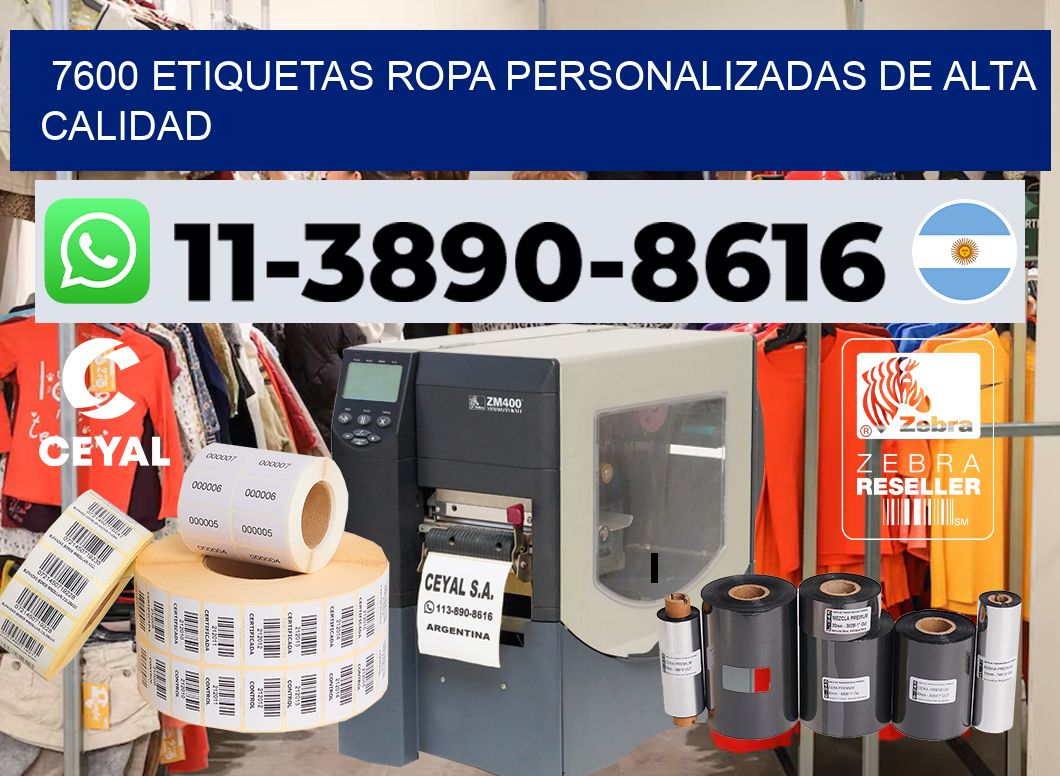 7600 Etiquetas ropa personalizadas de alta calidad