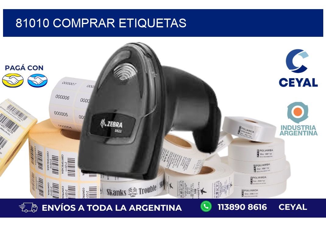 81010 comprar etiquetas
