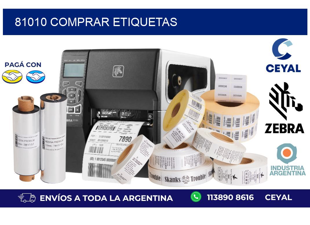 81010 comprar etiquetas