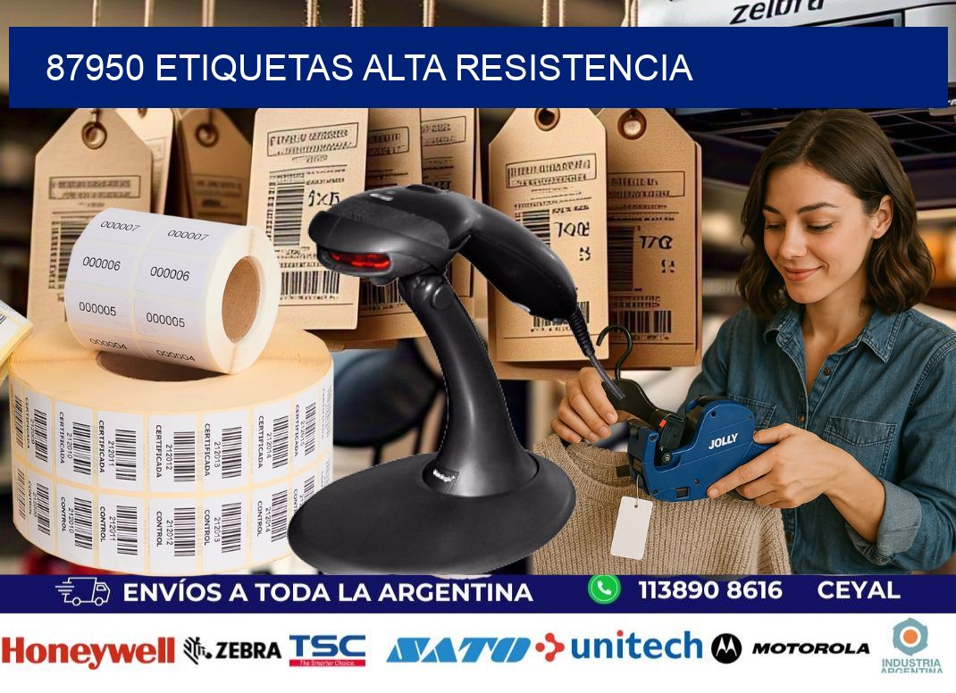 87950 etiquetas alta resistencia