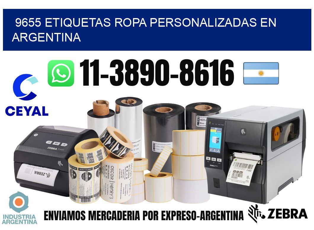 9655 Etiquetas ropa personalizadas en Argentina