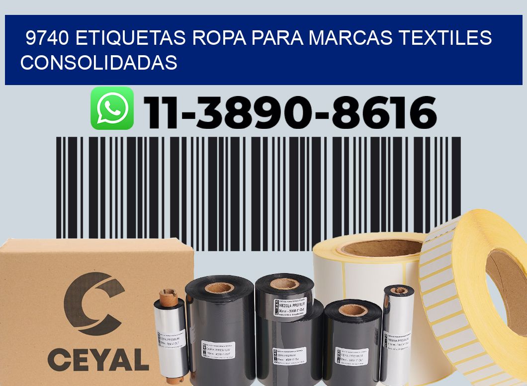 9740 Etiquetas ropa para marcas textiles consolidadas