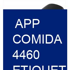 App comida 4460 etiquetas adhesivas