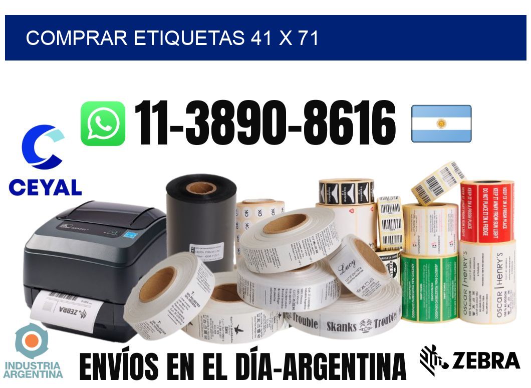 comprar etiquetas 41 x 71