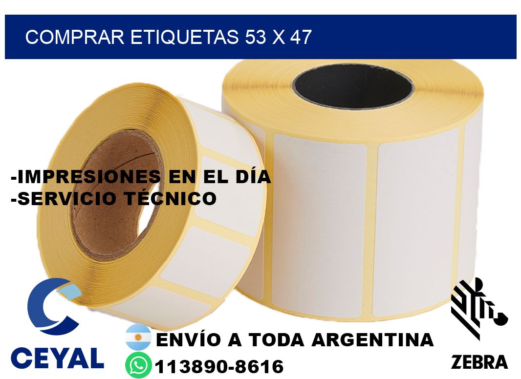comprar etiquetas 53 x 47