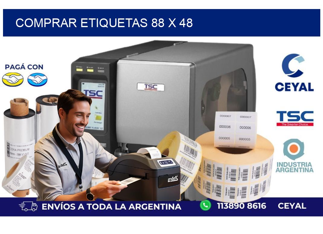 comprar etiquetas 88 x 48