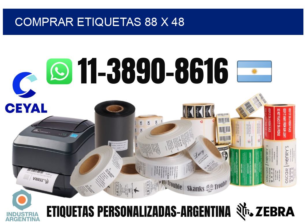 comprar etiquetas 88 x 48