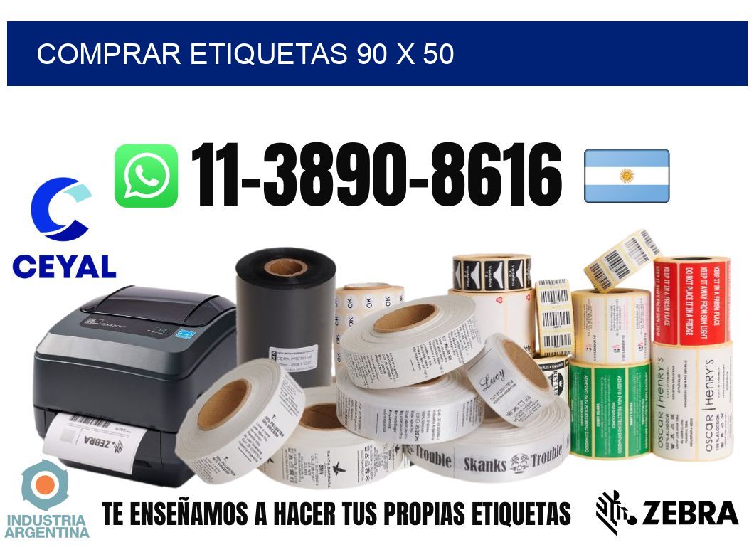 comprar etiquetas 90 x 50
