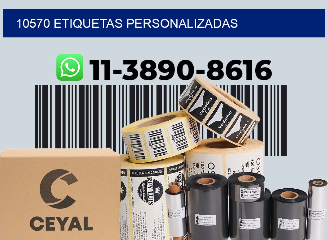 10570 etiquetas personalizadas
