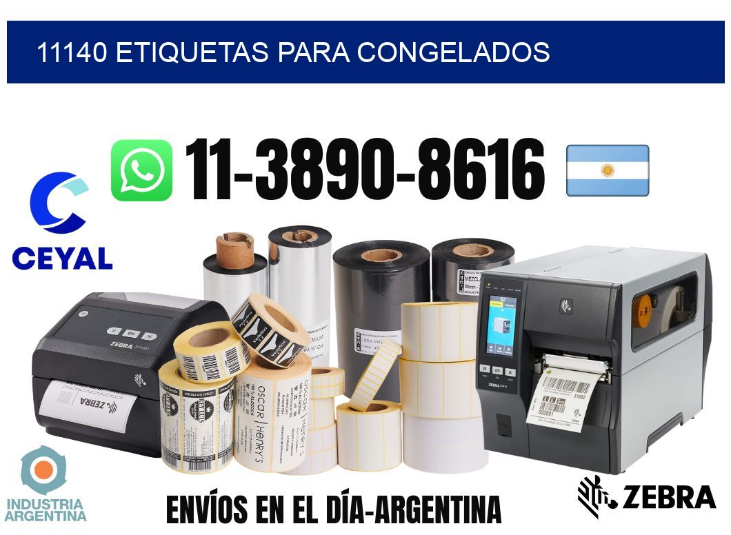 11140 Etiquetas para congelados