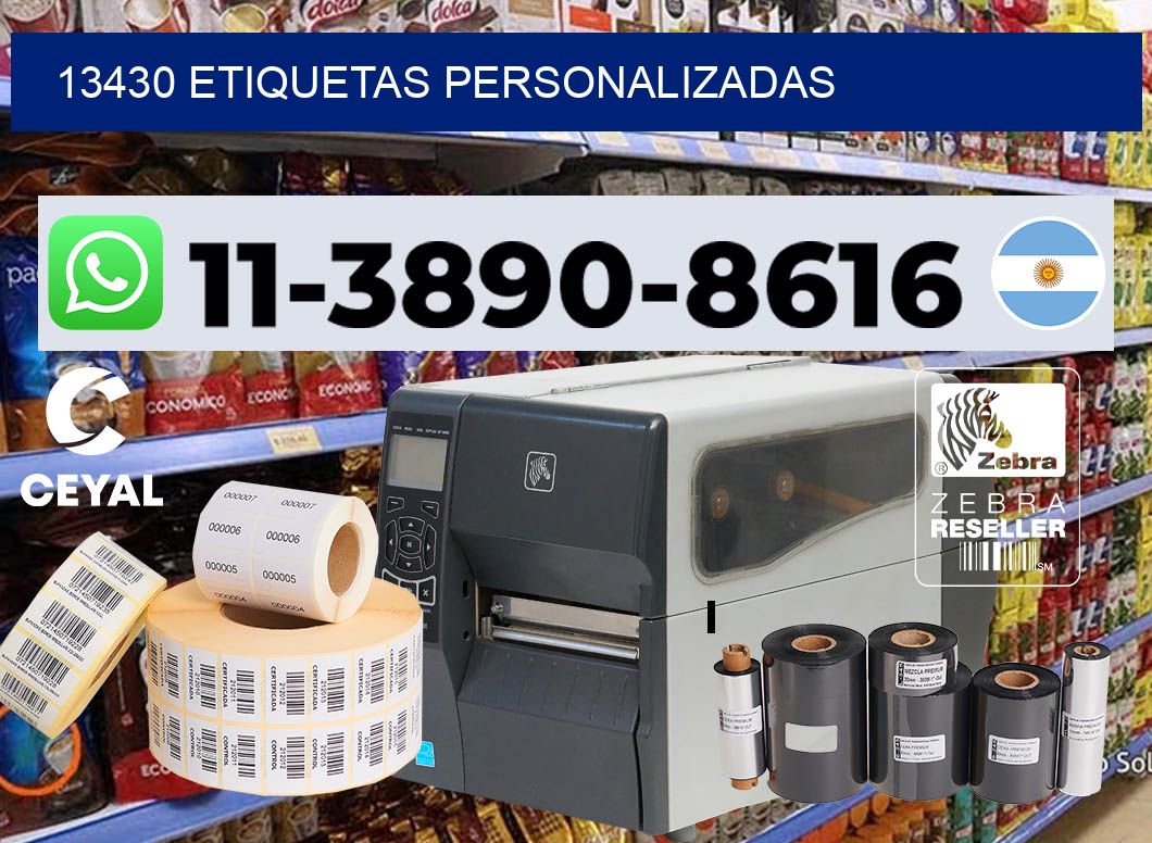 13430 etiquetas personalizadas