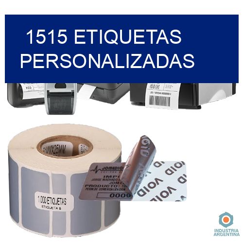 1515 etiquetas personalizadas