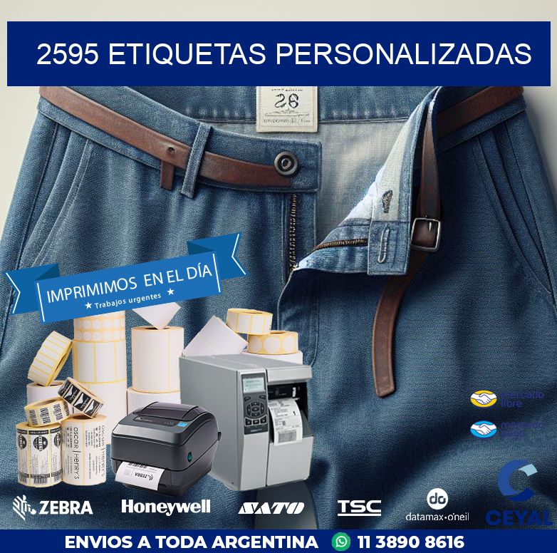 2595 etiquetas personalizadas