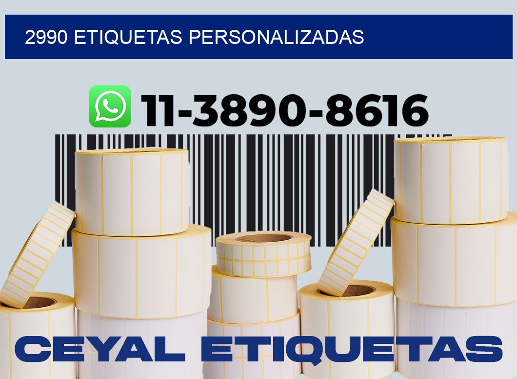2990 etiquetas personalizadas