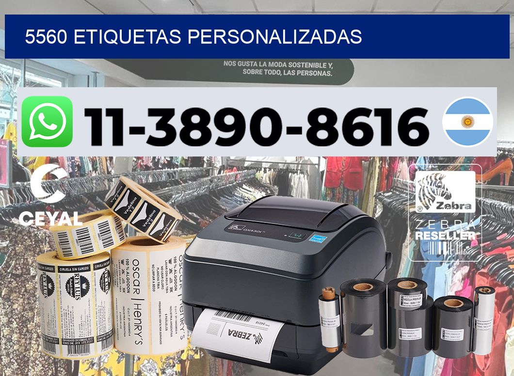 5560 etiquetas personalizadas
