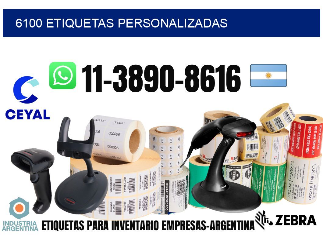 6100 etiquetas personalizadas