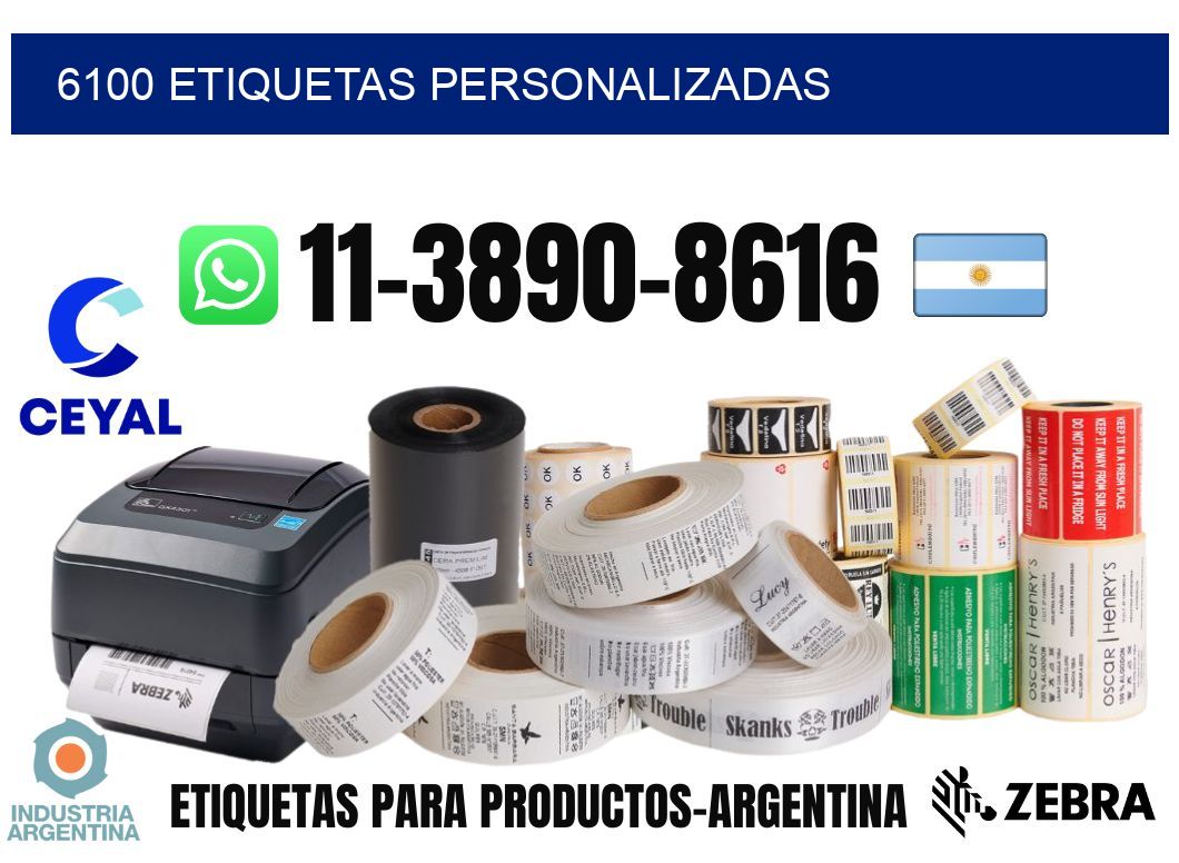 6100 etiquetas personalizadas