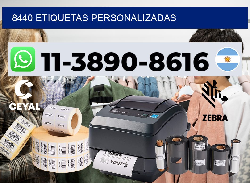 8440 etiquetas personalizadas