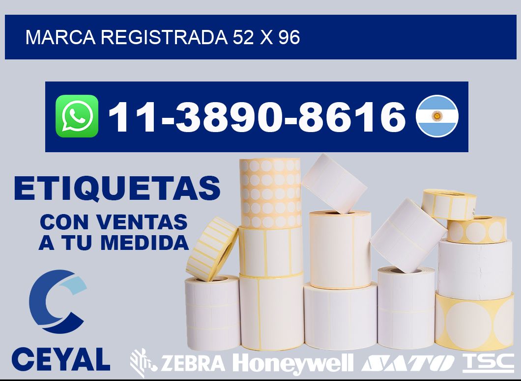 Marca registrada 52 x 96