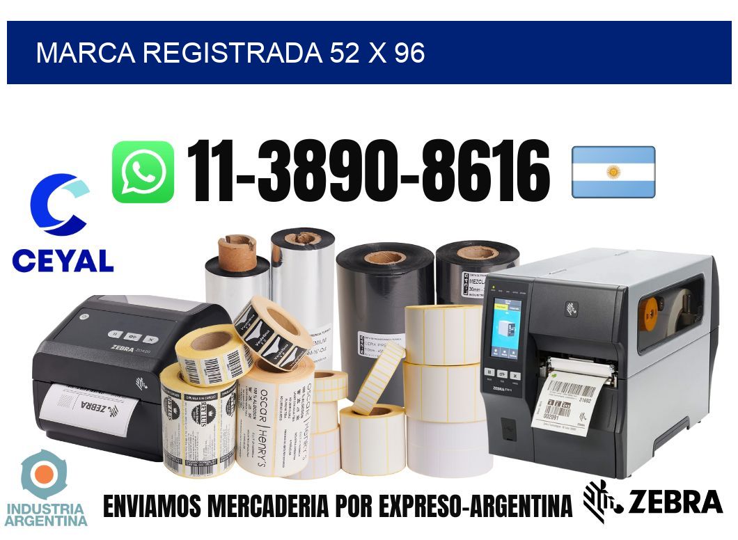 Marca registrada 52 x 96