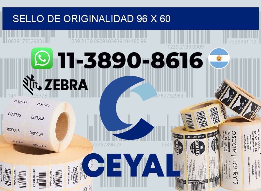 Sello de originalidad 96 x 60