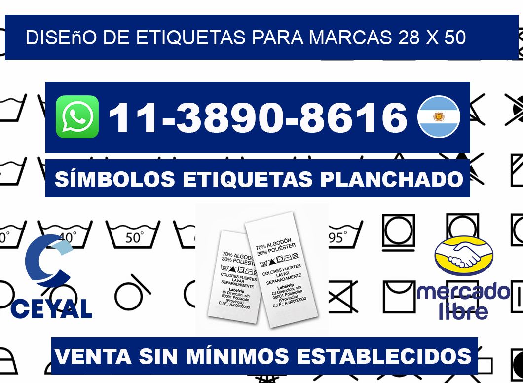 diseño de etiquetas para marcas 28 x 50
