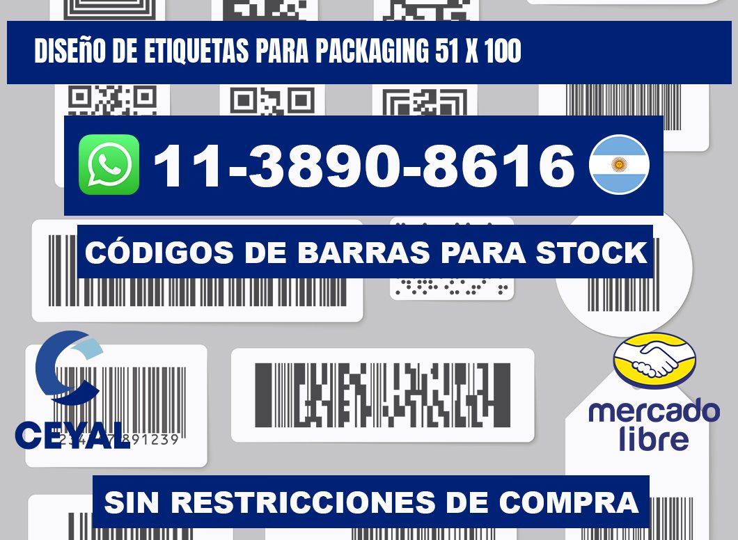 diseño de etiquetas para packaging 51 x 100