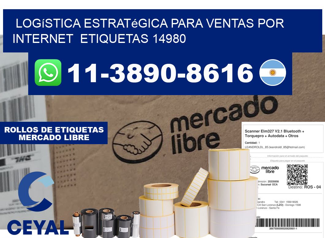 Logística estratégica para ventas por internet  etiquetas 14980