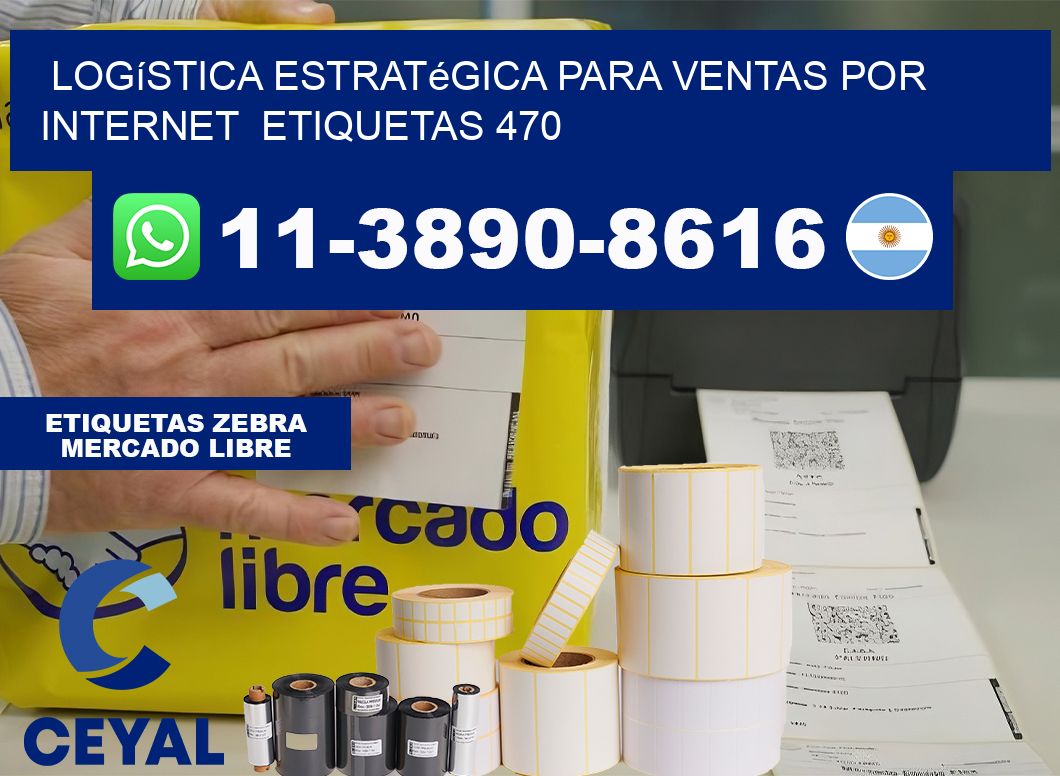 Logística estratégica para ventas por internet  etiquetas 470