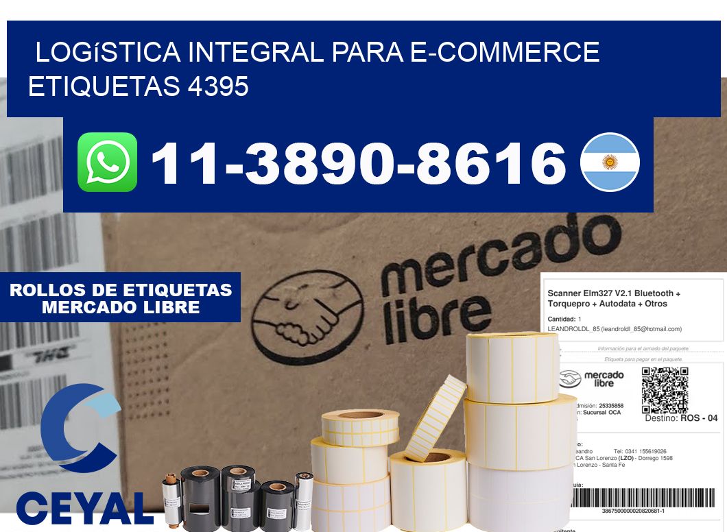 Logística integral para e-commerce etiquetas 4395