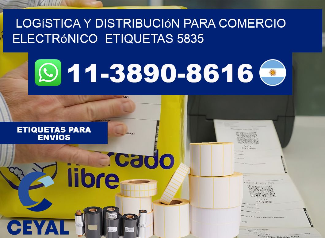Logística y distribución para comercio electrónico  etiquetas 5835