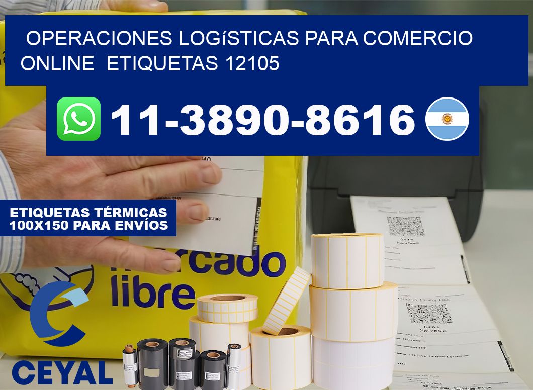 Operaciones logísticas para comercio online  etiquetas 12105