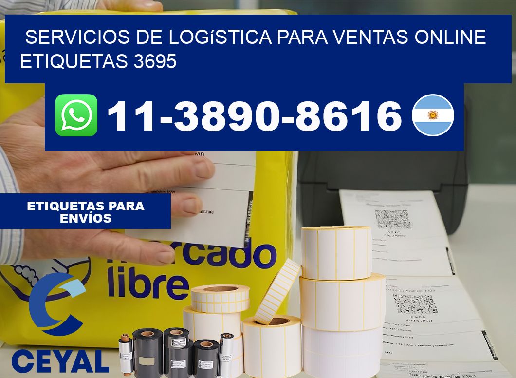 Servicios de logística para ventas online  etiquetas 3695