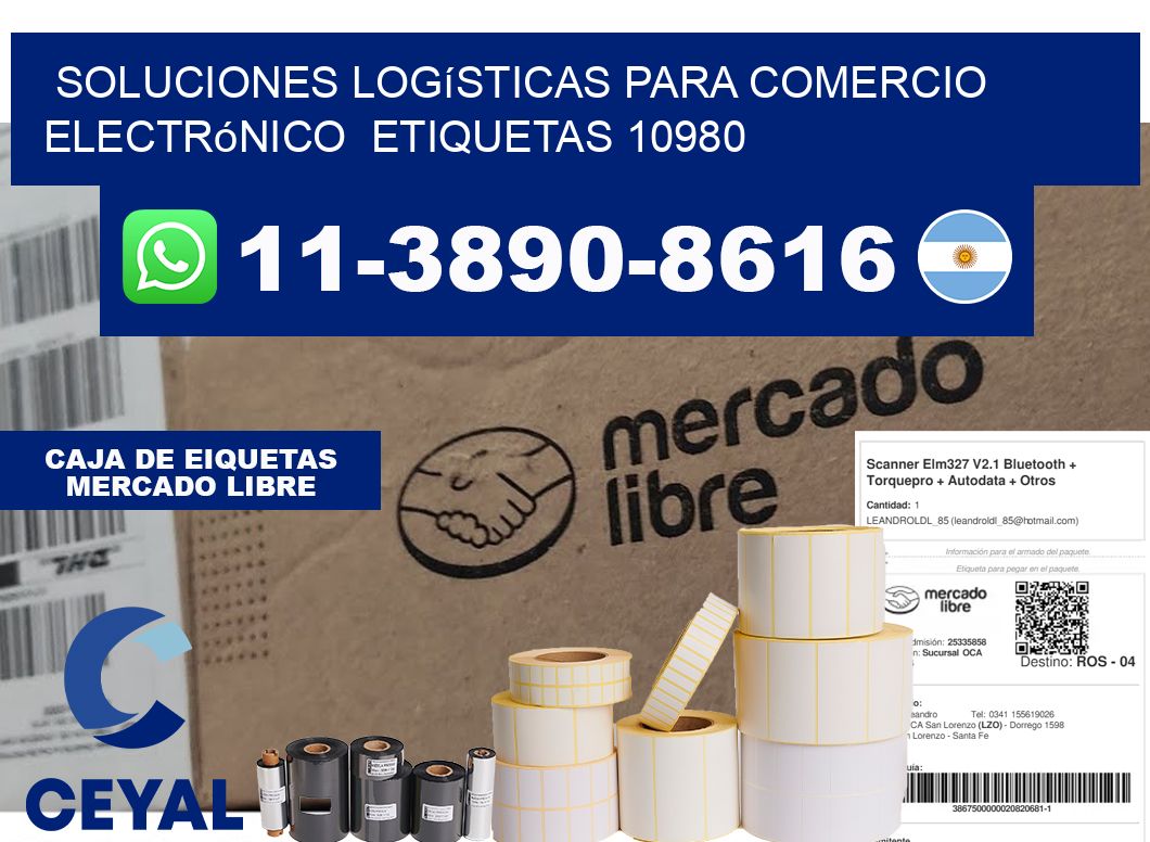 Soluciones logísticas para comercio electrónico etiquetas 10980