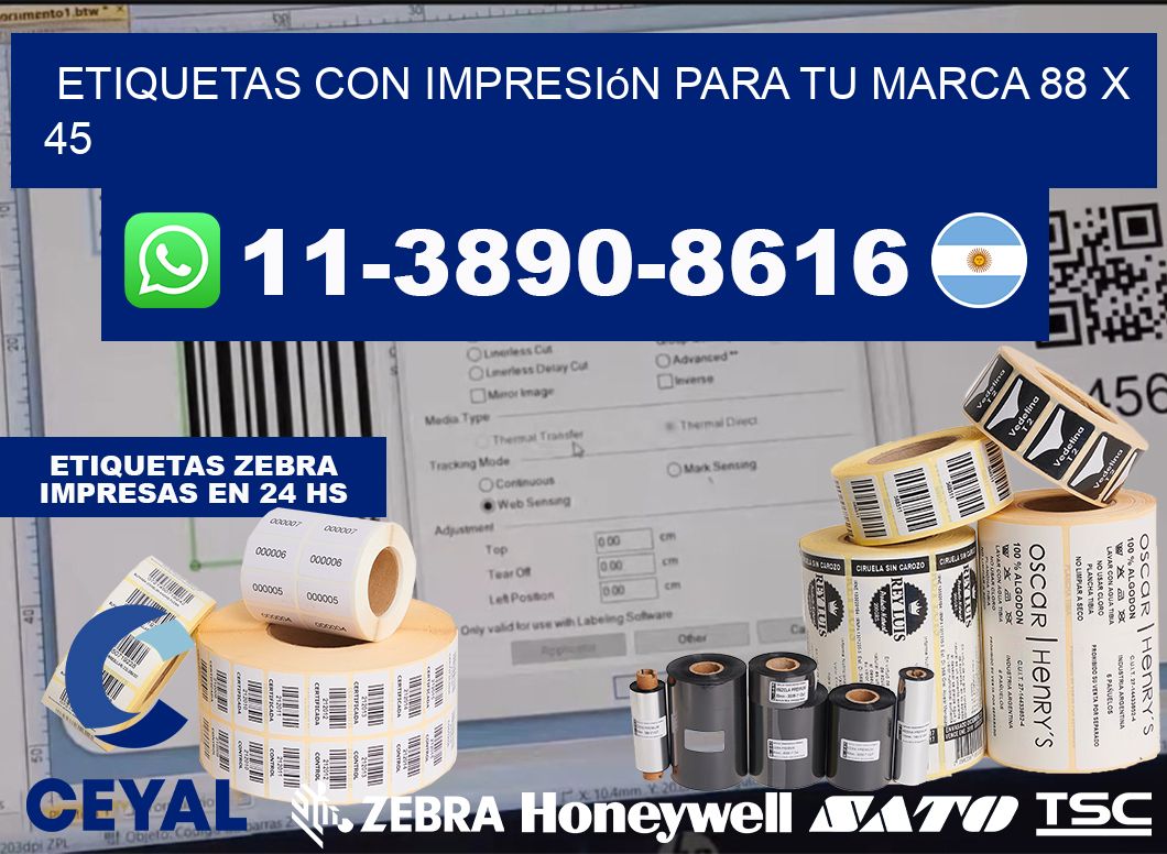 etiquetas con impresión para tu marca 88 x 45