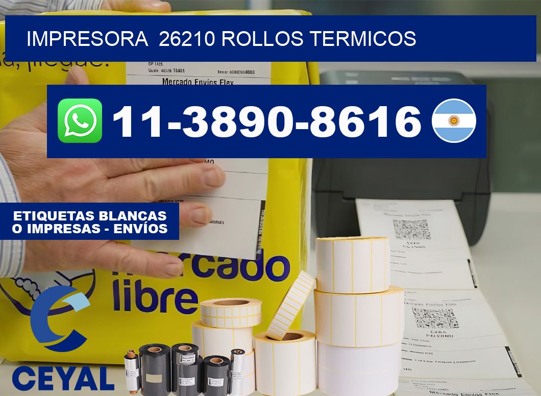 impresora  26210 rollos termicos