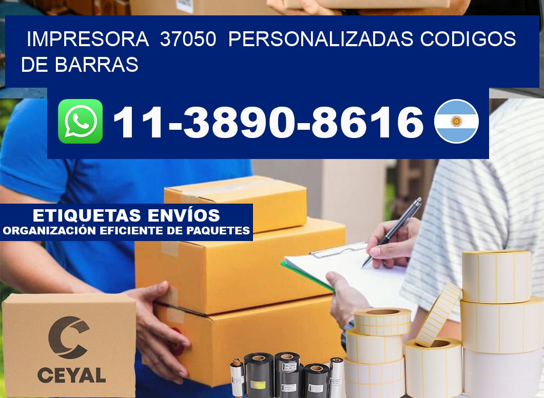 impresora  37050  personalizadas codigos de barras