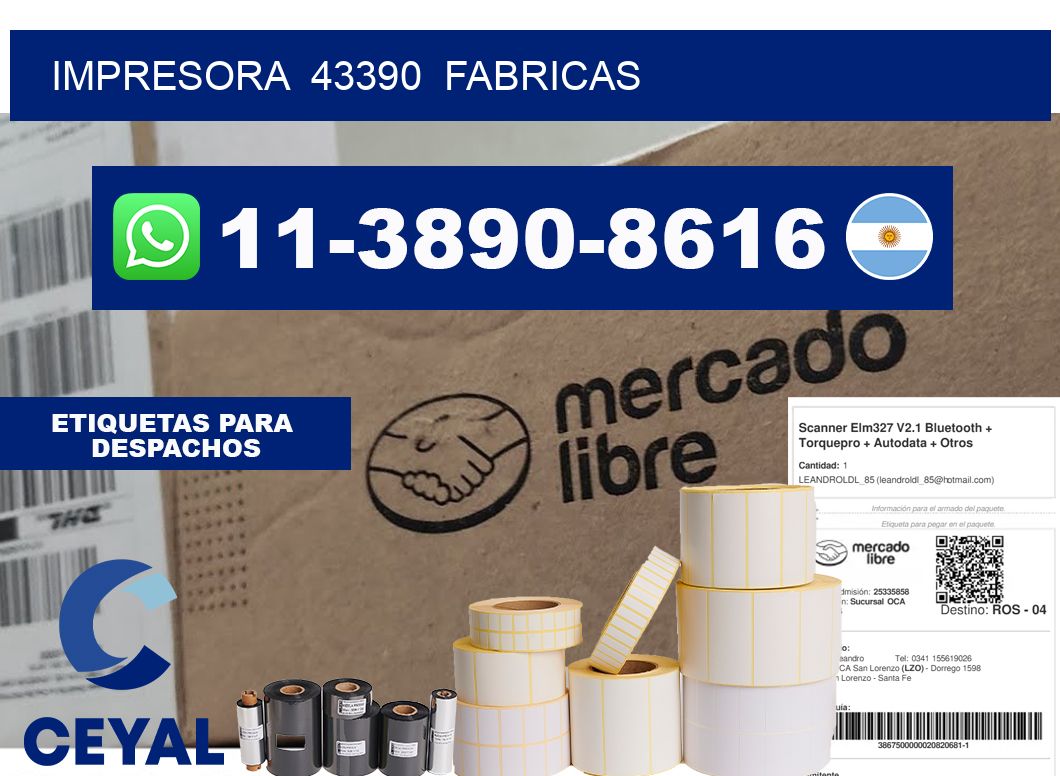 impresora  43390  fabricas