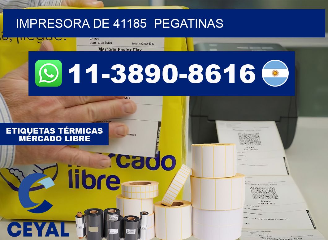 impresora de 41185 pegatinas