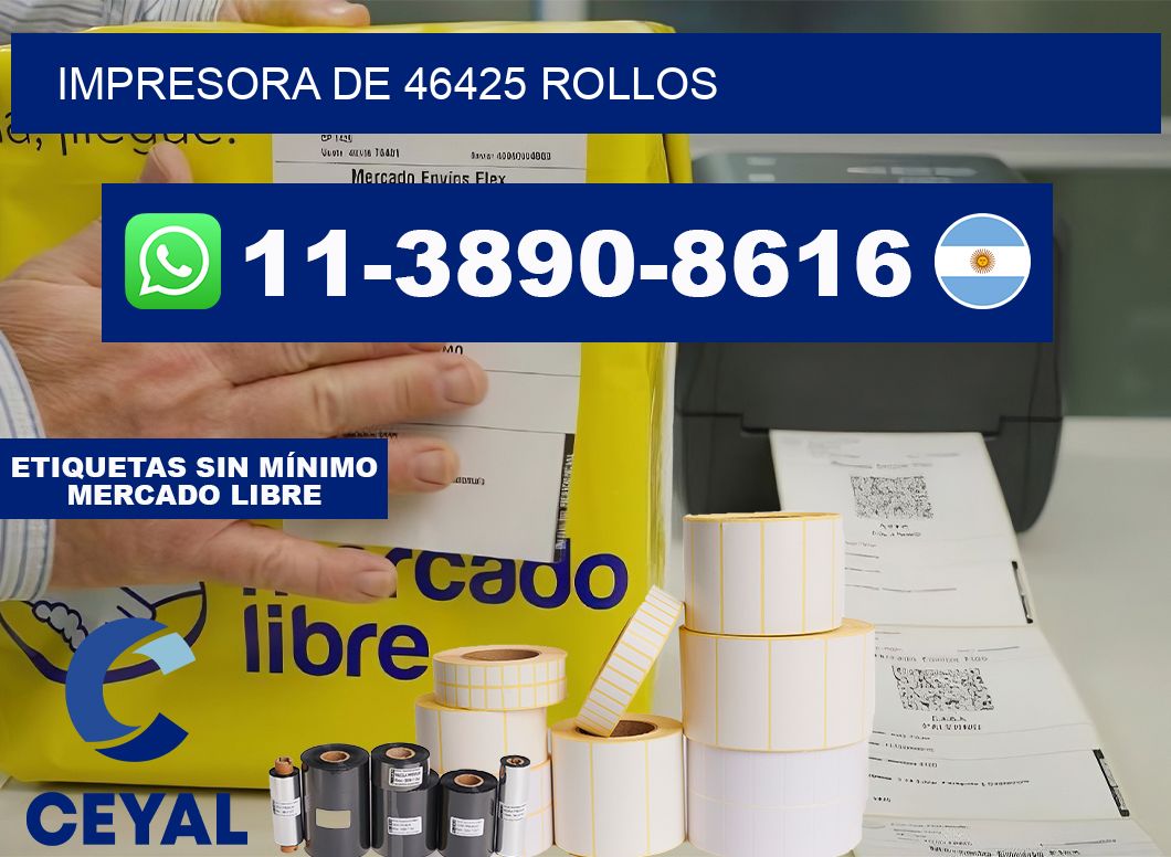 impresora de 46425 rollos