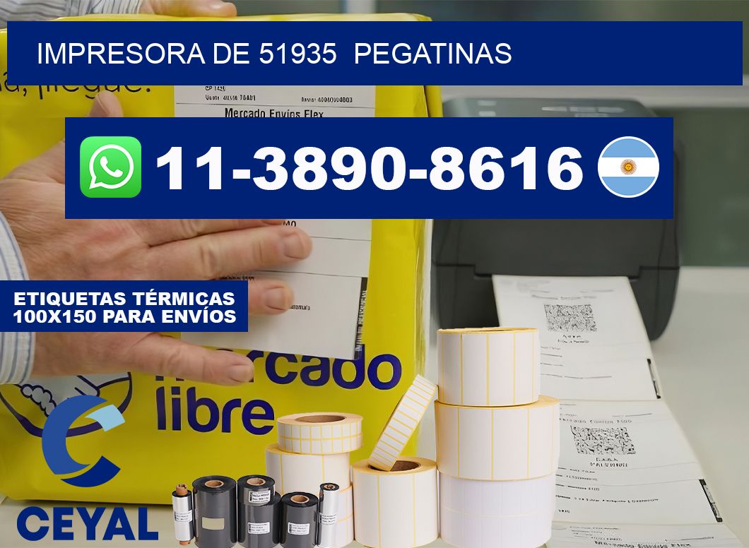 impresora de 51935 pegatinas