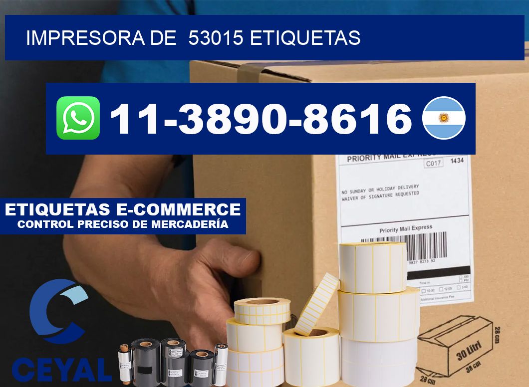 impresora de  53015 etiquetas