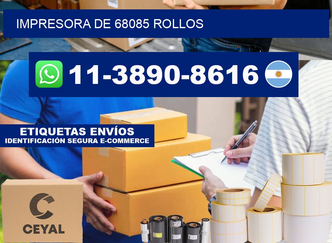 impresora de 68085 rollos
